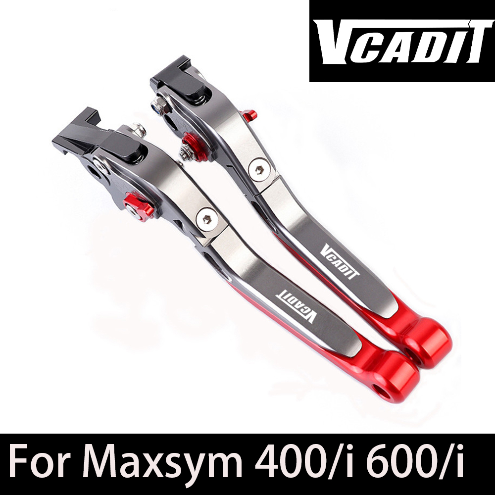 Cnc Aluminum Adjustable Brake Clutch Levers - For SYM Maxsym 400 400i 600
