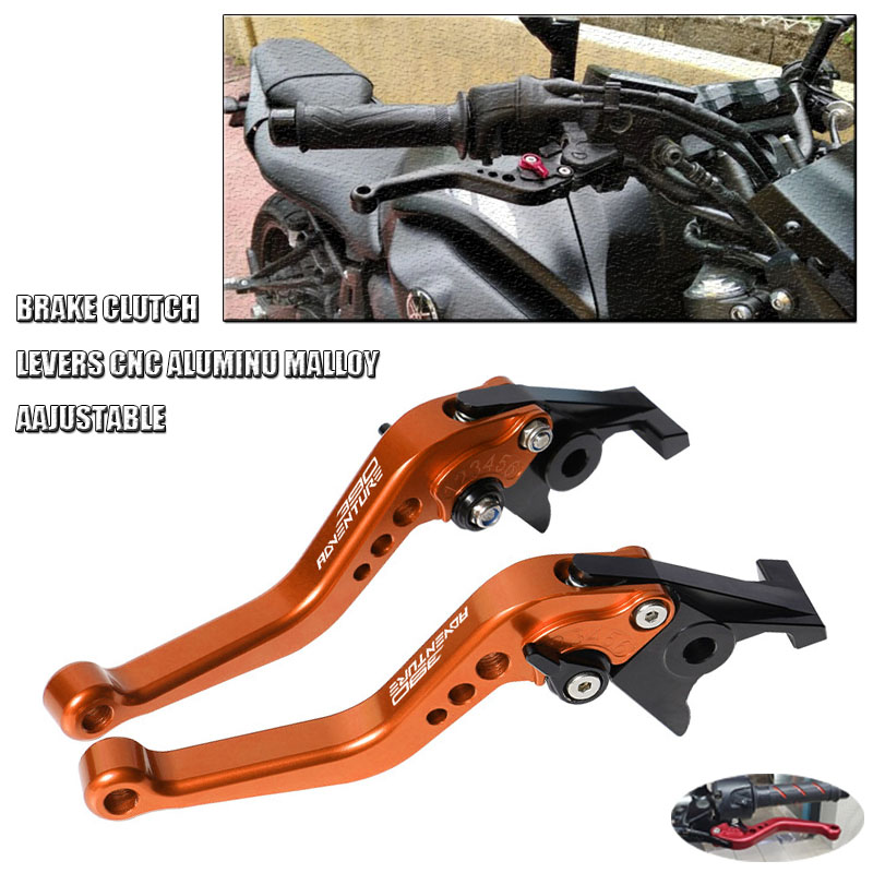 Cnc Aluminum Adjustable Brake Clutch Levers - For KTM 390ADVENTURE 390 ADVENTURE 2017-2024