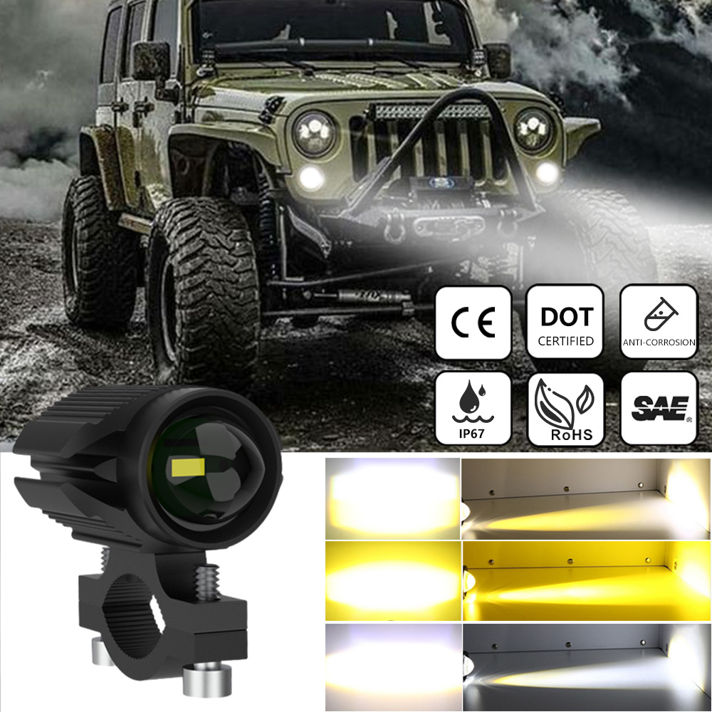 Additional Led Headlights For  - Universal Motorcycle Led Headlight Projector recension och pris