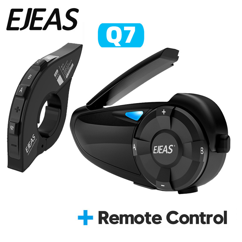 EJEAS Q7 Motorcycle Helmet Hea - Universal Motorcycle Helmet Intercom Headset recension och pris