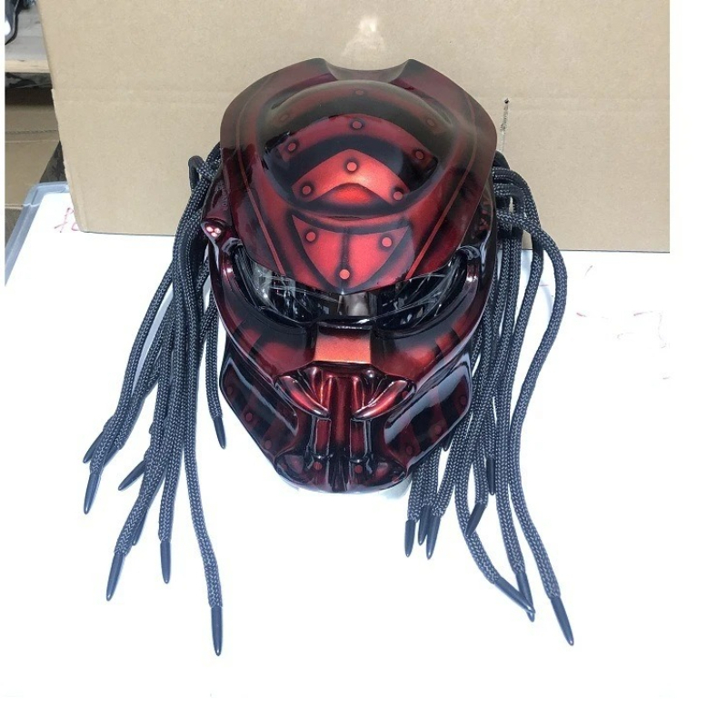 HOT Racing Predator Carbon Fib - Custom Predator Motorcycle Helmet recension och pris