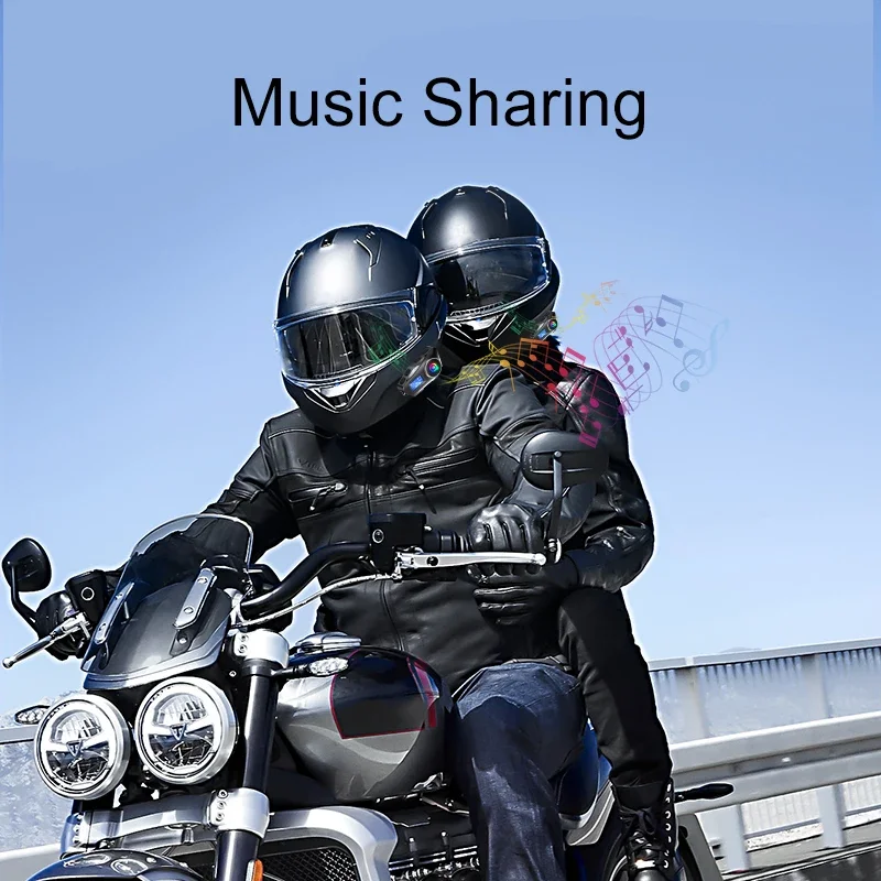 Large Screen Display Helmet In - Full Face Motorcycle Helmet With Bluetooth recension och pris