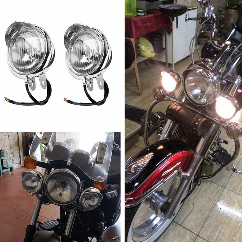 Chrome Universal Motorcycle Fo - Universal Motorcycle Led Headlight Projector recension och pris