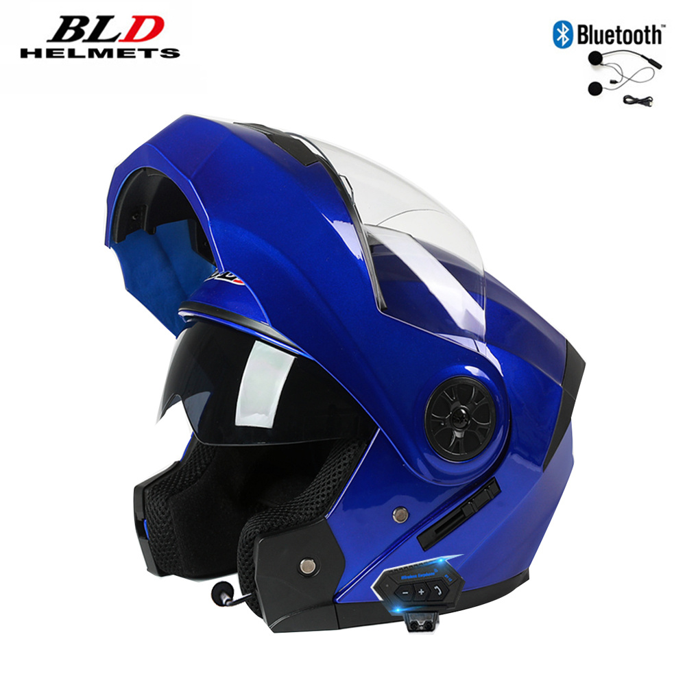 Double Visors Bluetooth Helmet - Full Face Motorcycle Helmet With Bluetooth recension och pris