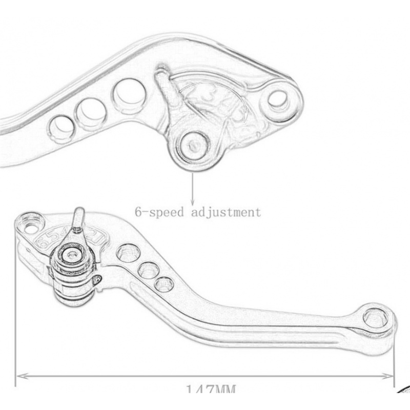 For Honda CBR600RR CBR 600RR C - Cnc Aluminum Adjustable Brake Clutch Levers recension och pris