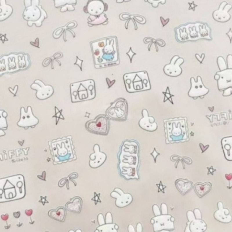 Miffy cartoon nail stickers an - Atv Parts recension och pris