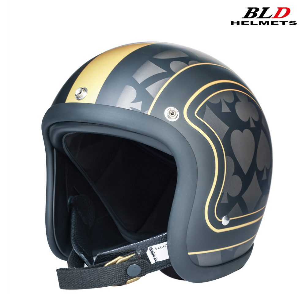 Low Profile Japan Korea Style  - Vintage Open Face Retro Helmet recension och pris