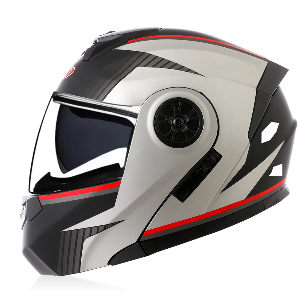 High Quality Modular Flip Up H - Modular Flip Up Motorcycle Helmet Dot Approved recension och pris