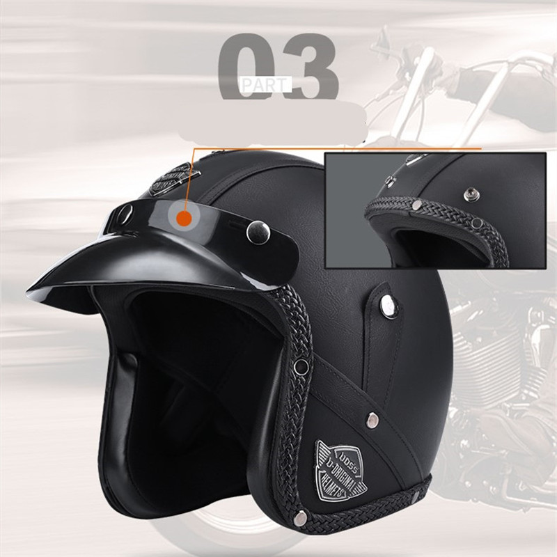 New Arrival Helmets Open Face  - Vintage Open Face Retro Helmet recension och pris