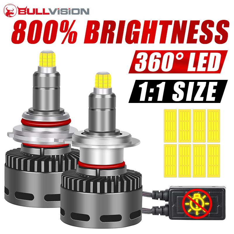 H11 H1 H7 LED 360 Canbus Car H - Universal Motorcycle Led Headlight Projector recension och pris
