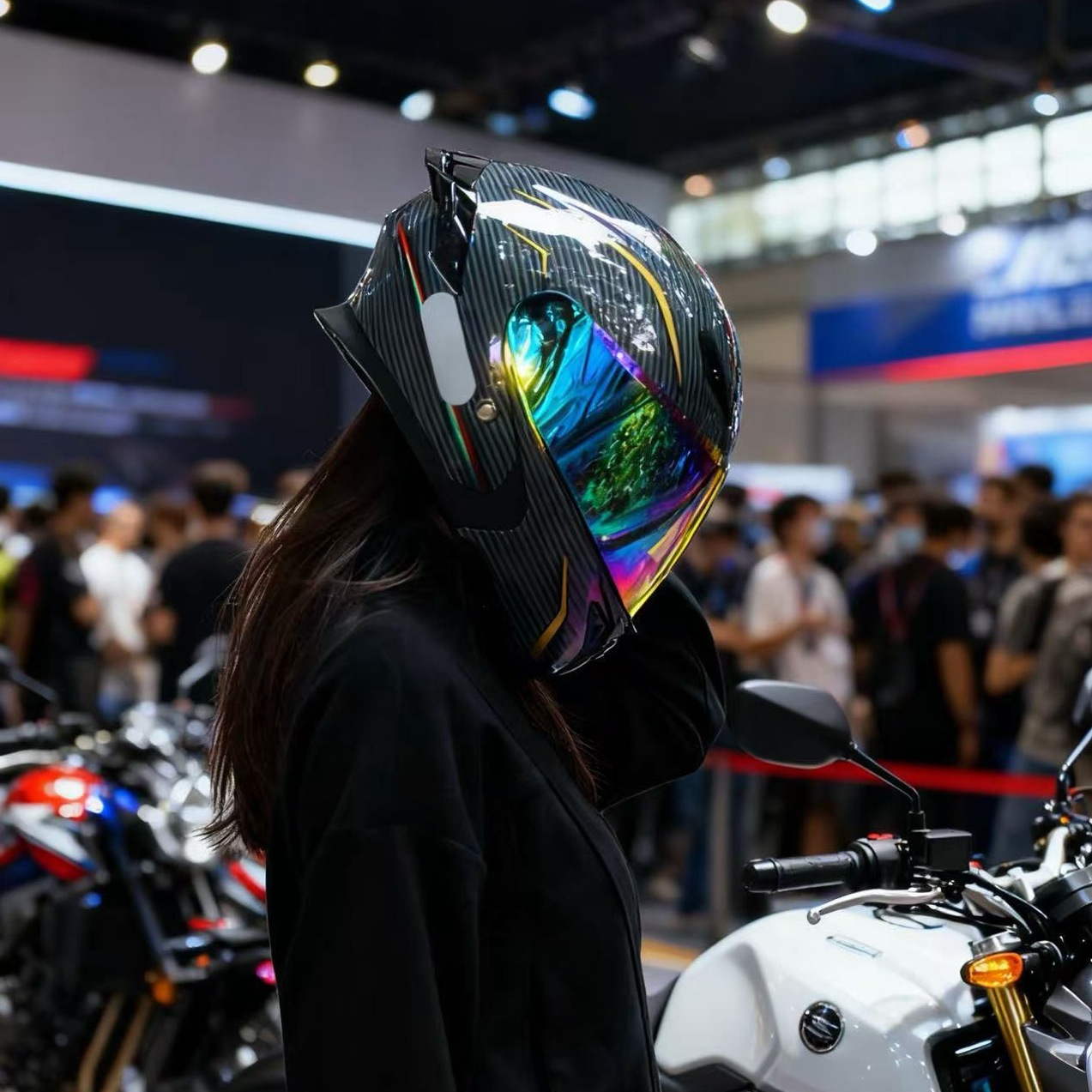 Certified Modular Flip Up Moto - Dual Visor Motorcycle Racing Helmet recension och pris