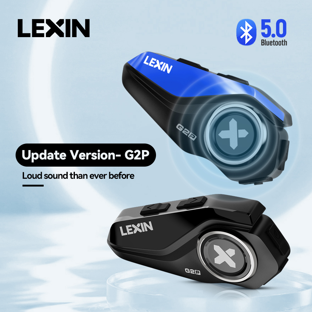 Lexin-G2P Motorcycle Helmet Bl - Full Face Motorcycle Helmet With Bluetooth recension och pris