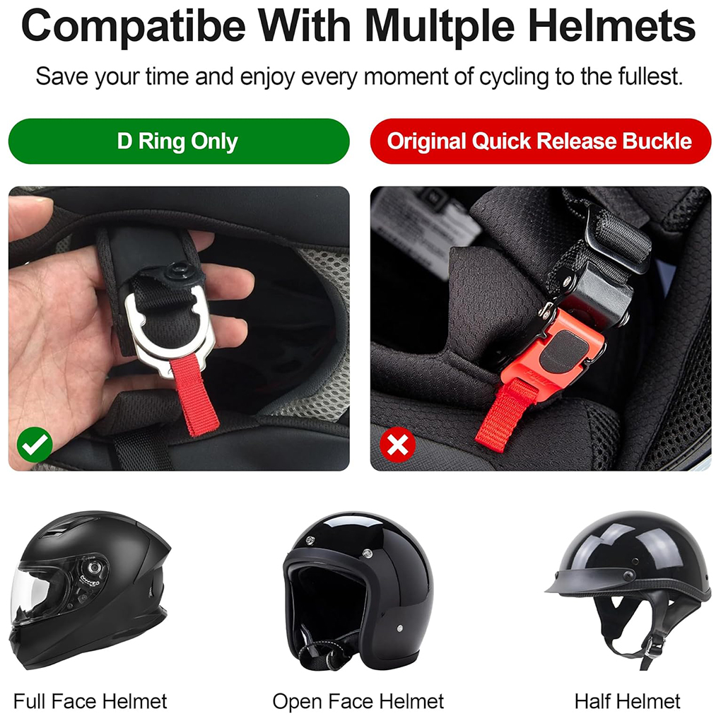 Light Weight Helmet Quick Rele - Quick Release Buckle Motorcycle Helmet recension och pris