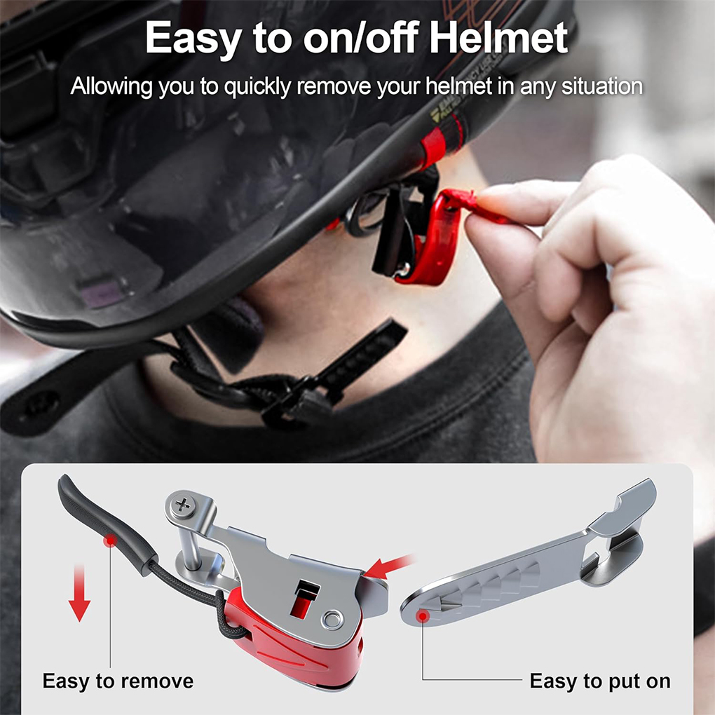 Light Weight Helmet Quick Rele - Quick Release Buckle Motorcycle Helmet recension och pris