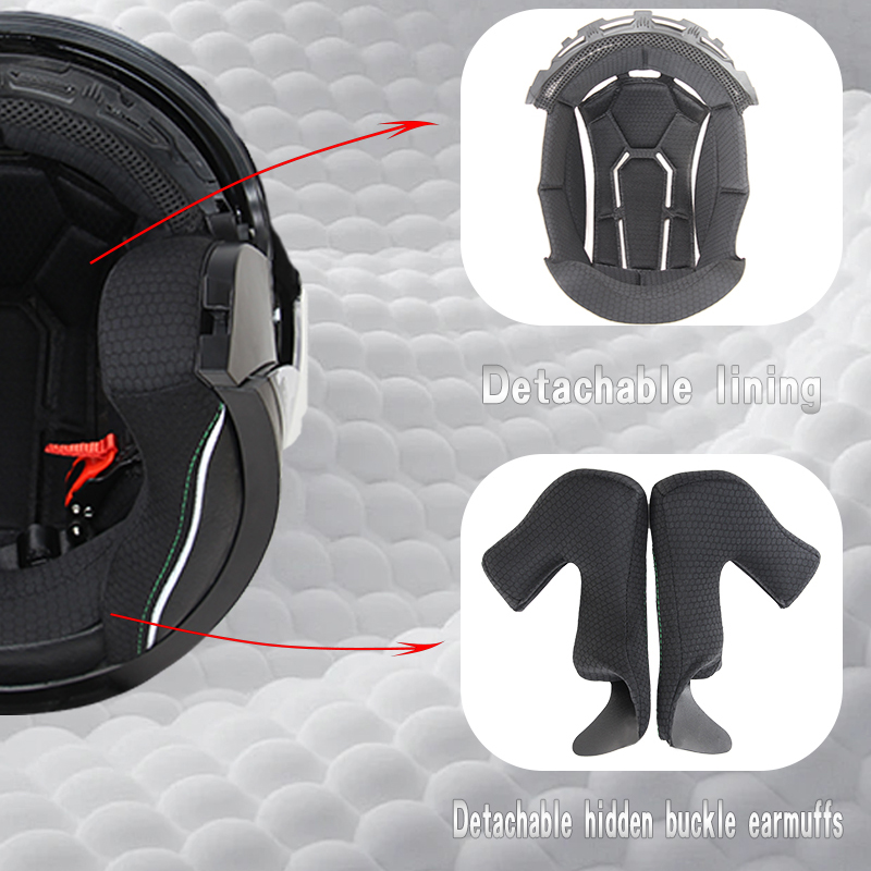 715-Motorcycle Dual Visor Flip - Dual Visor Motorcycle Racing Helmet recension och pris