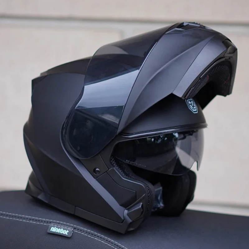 Orz Full Face Dual Visor Motor - Modular Flip Up Motorcycle Helmet Dot Approved recension och pris
