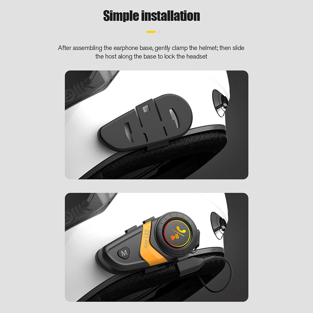 LX3 Motorcycle Helmet Headset  - Full Face Motorcycle Helmet With Bluetooth recension och pris