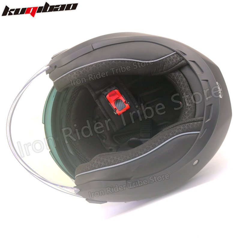 Kuqibao Dual Lens Modular Flip - Modular Flip Up Motorcycle Helmet Dot Approved recension och pris