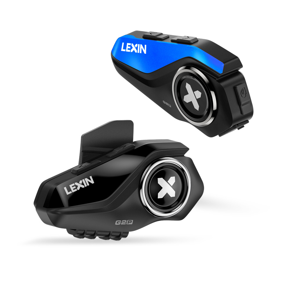 Lexin G2P 2PCS Motorcycle Helm - Full Face Motorcycle Helmet With Bluetooth recension och pris